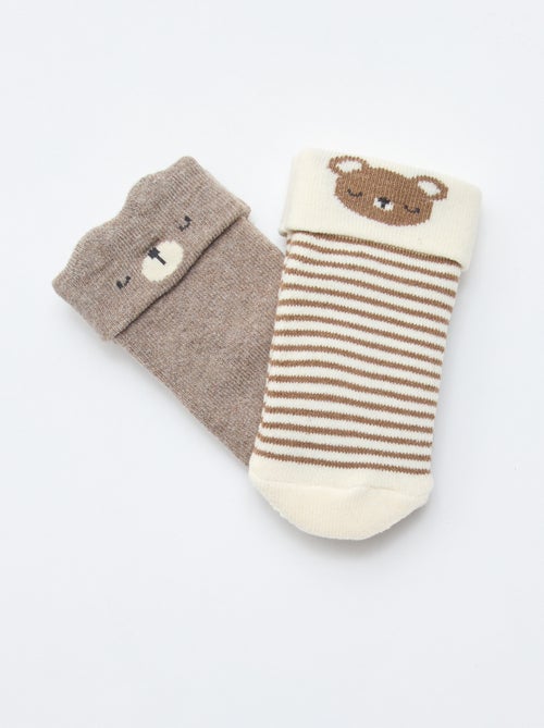2er-Pack Neugeborenen-Socken - Kiabi 2er-Pack Neugeborenen-Socken - Kiabi