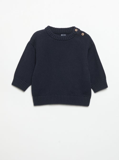 2er-Pack Pullover – 1 gestreift + 1 unifarben - Kiabi