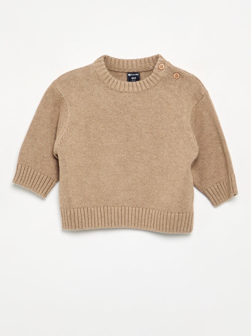 2er-Pack Pullover – 1 gestreift + 1 unifarben - Kiabi