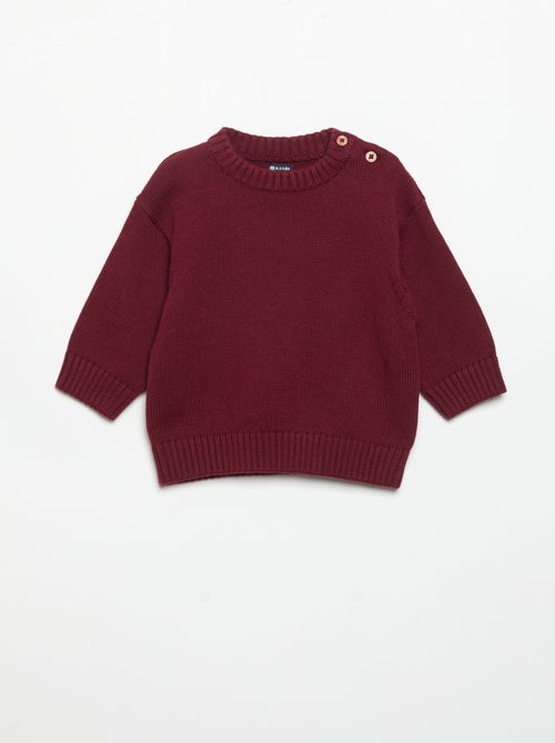 2er-Pack Pullover – 1 gestreift + 1 unifarben - Kiabi