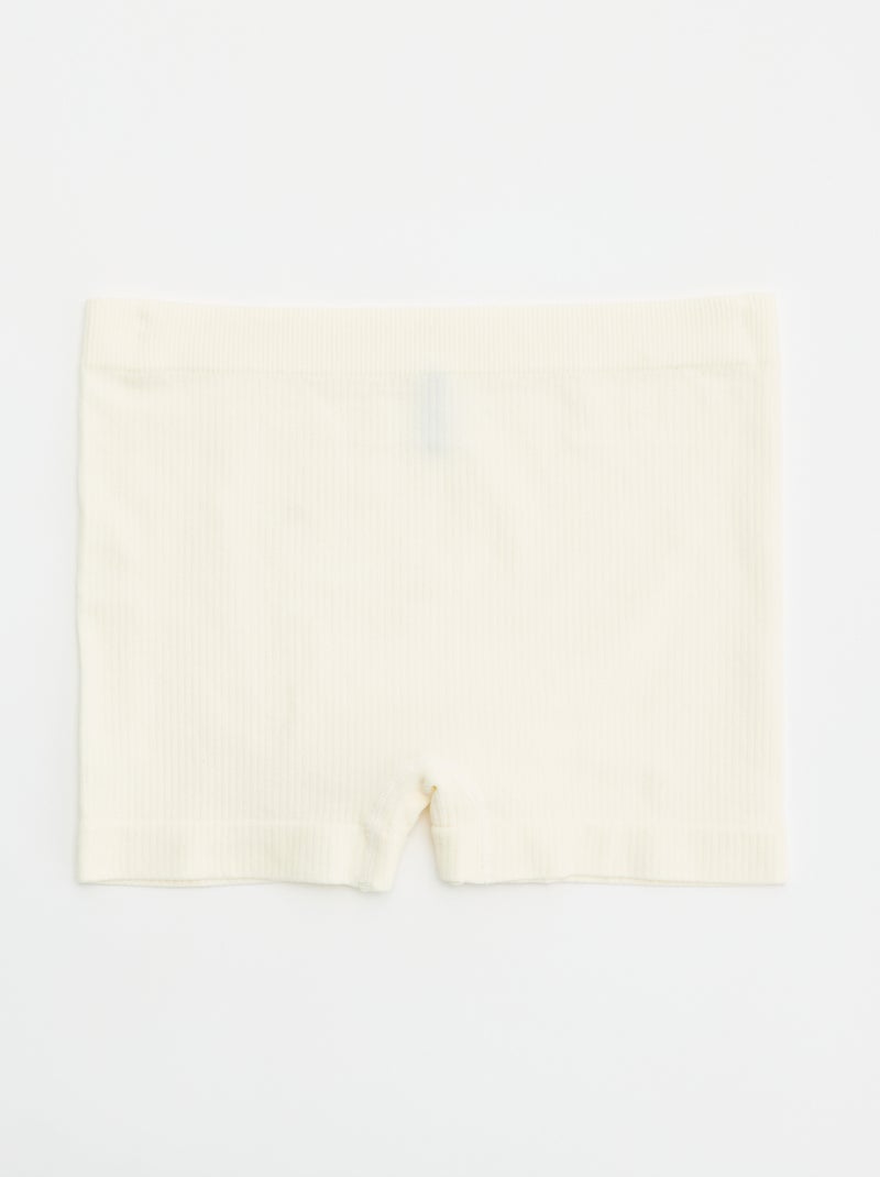 2er-Pack Rippstrick-Shorties Rosa - Kiabi