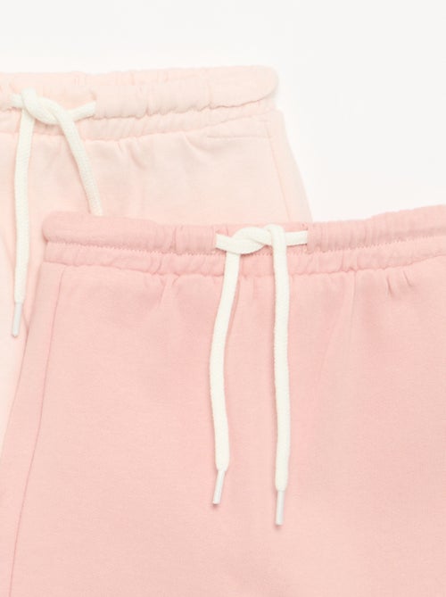 2er-Pack Sarouel-Hosen aus Molton - Kiabi