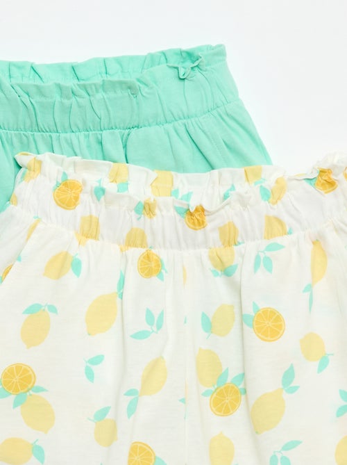 2er-Pack Shorts mit elastischem Bund - Kiabi