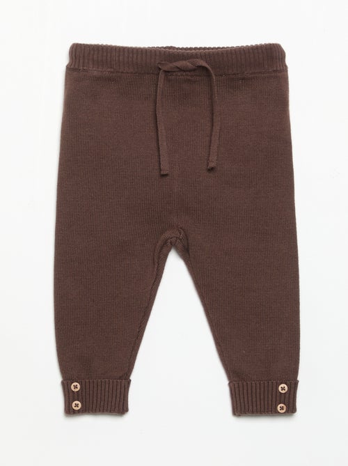 2er-Pack Strickhosen aus Baumwolle - Kiabi