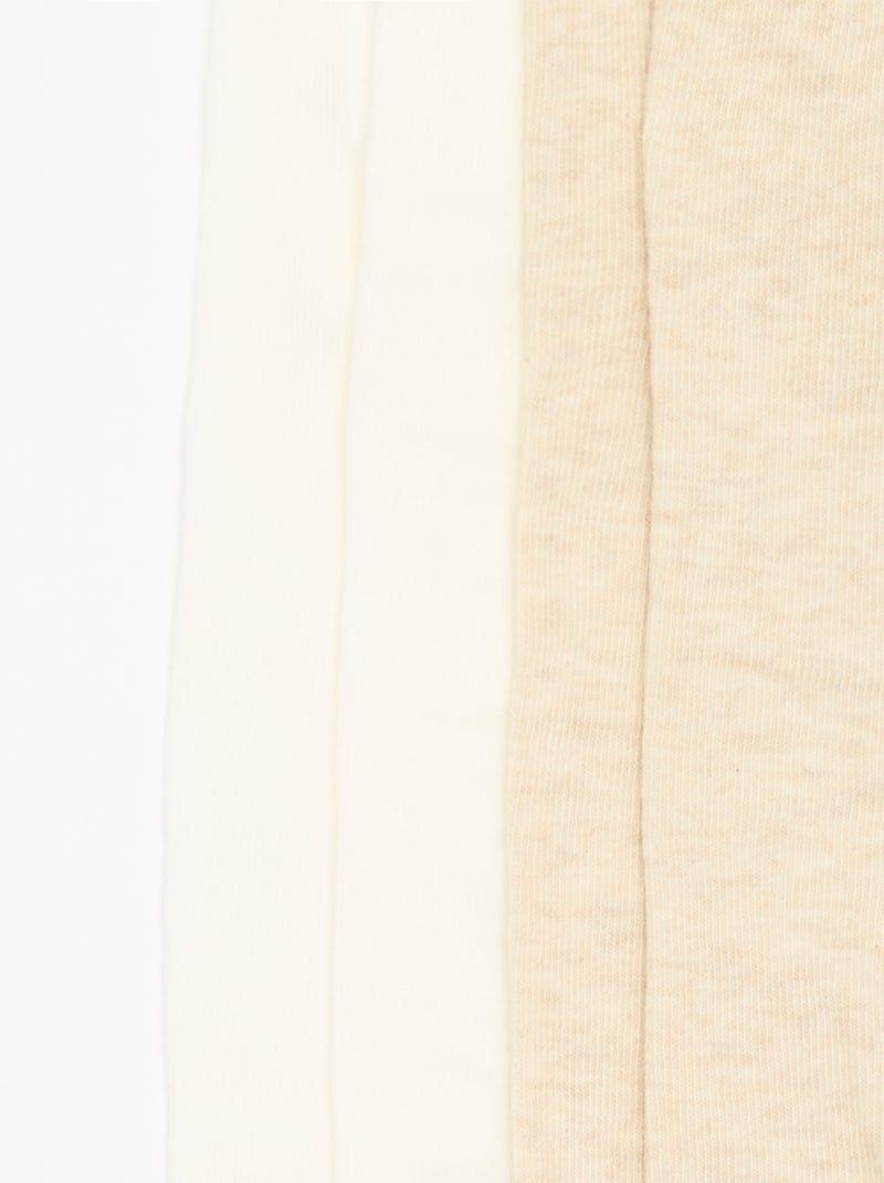 2er-Pack Strumpfhosen Beige - Kiabi