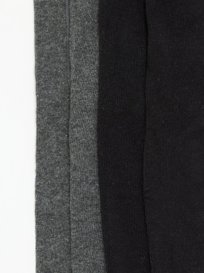 2er-Pack Strumpfhosen Gris - Kiabi