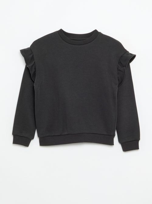 2er-Pack Sweatshirts mit Rüschen an den Schultern - Kiabi