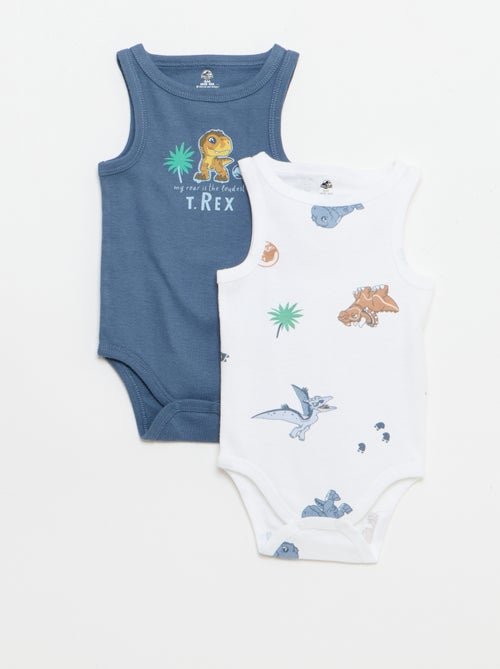 2er-Pack Tanktop-Bodys "Jurassic World" - Kiabi