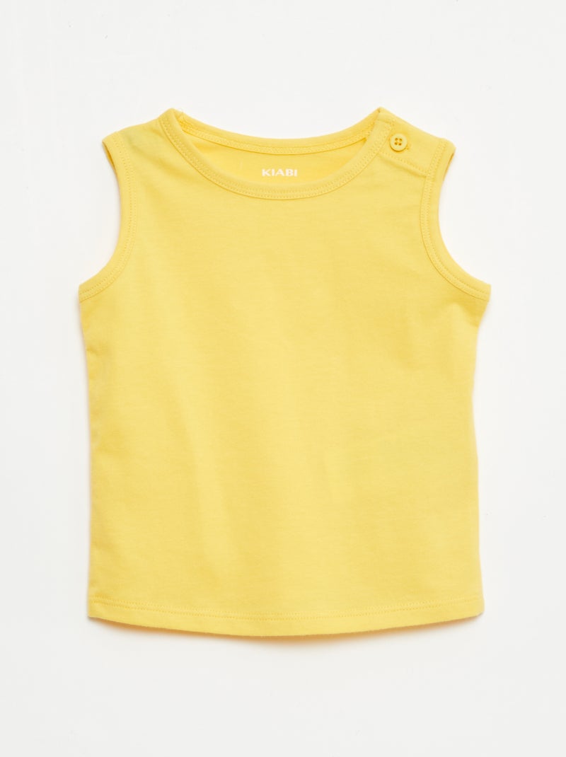 2er-Pack Tanktops GELB - Kiabi