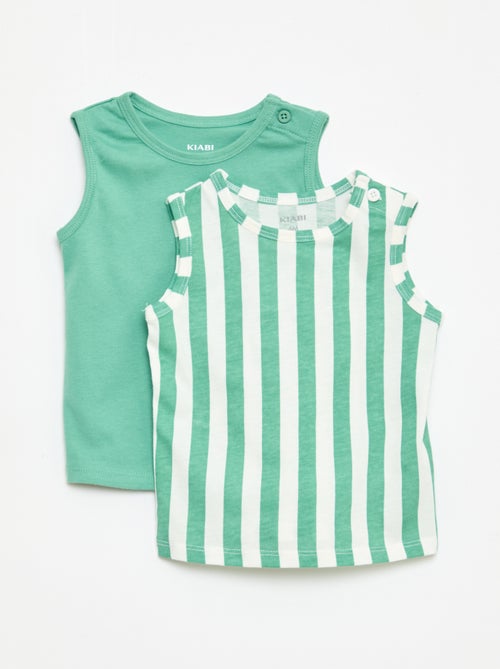 2er-Pack Tanktops - Kiabi