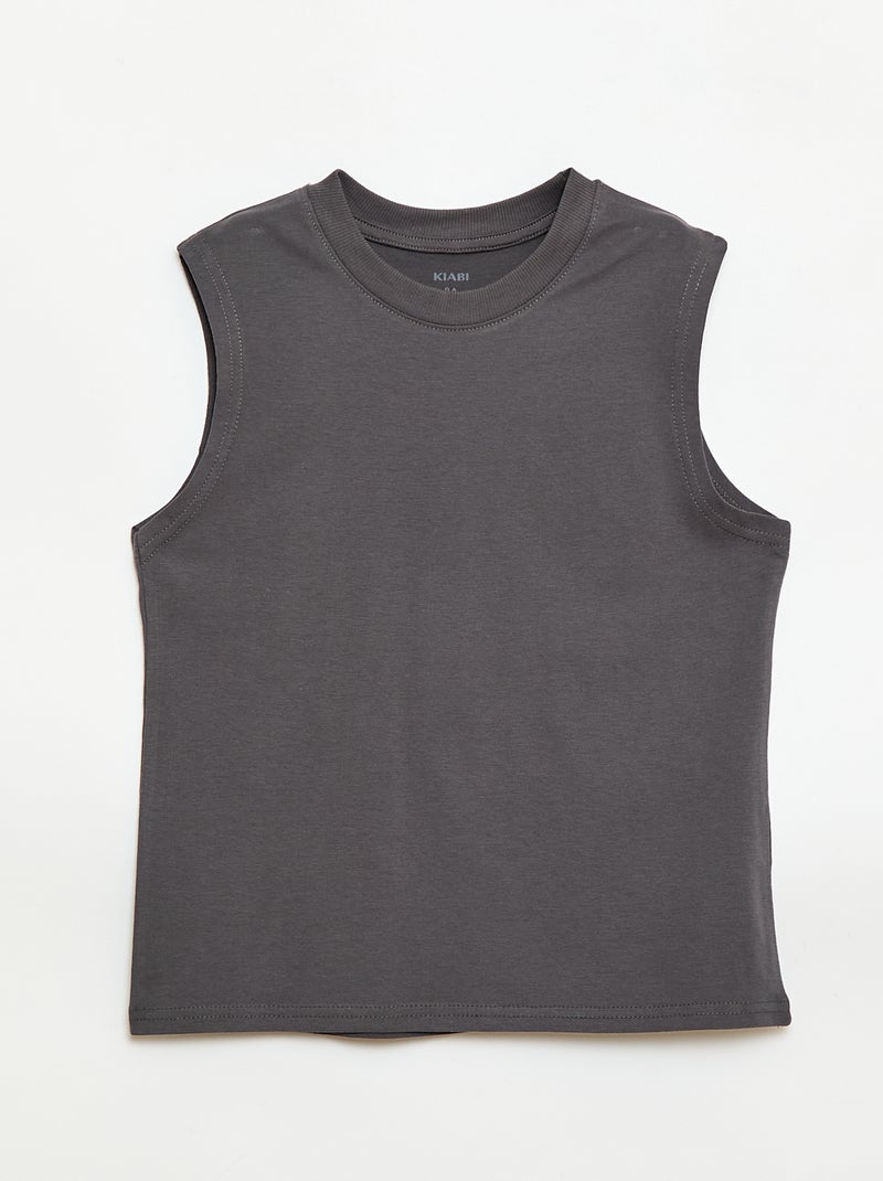 2er-Pack Tanktops mit Rundhalsausschnitt GELB - Kiabi