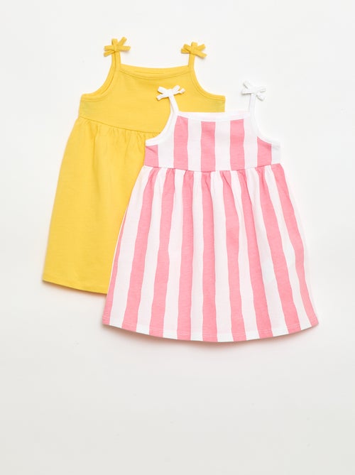 2er-Pack Trägerkleider - Kiabi
