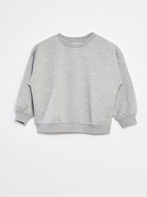 2er-Pack unifarbene Sweatshirts aus Molton - Kiabi