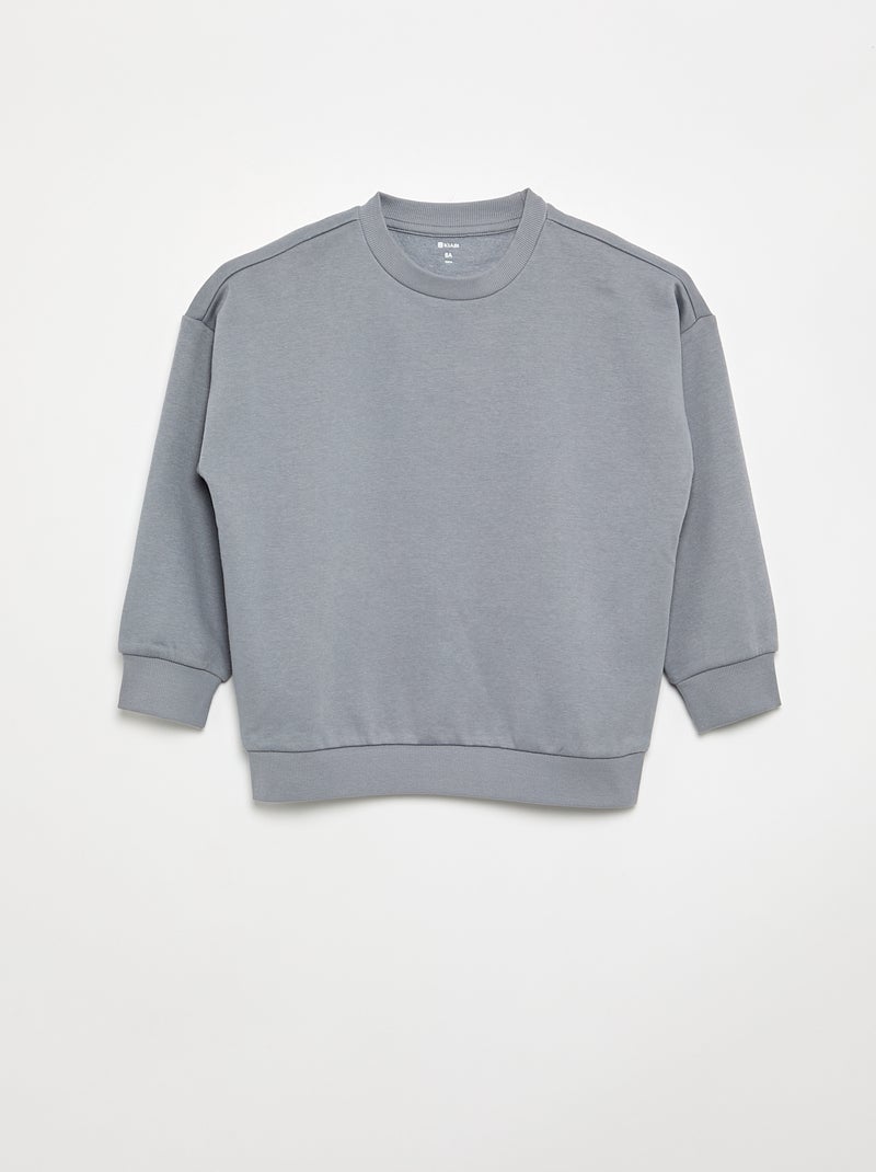 2er-Pack unifarbene Sweatshirts Marron - Kiabi