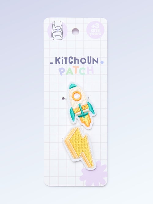2er-Set Aufsteck-Patches zum Personalisieren deiner 'Kitchoun'-Sneakers - Kiabi 2er-Set Aufsteck-Patches zum Personalisieren deiner 'Kitchoun'-Sneakers - Kiabi