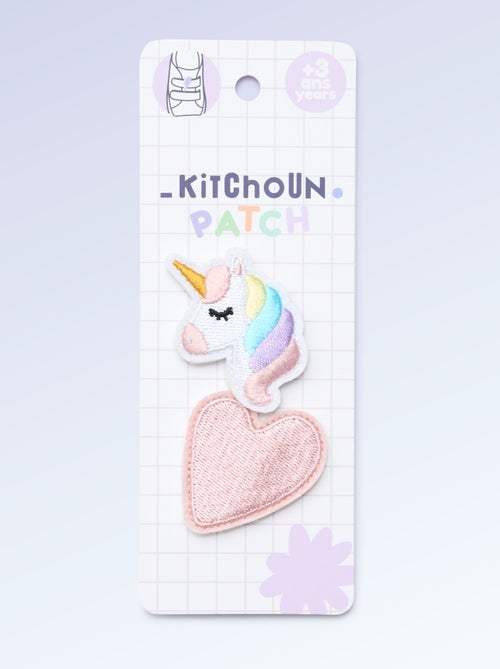 2er-Set Aufsteck-Patches zum Personalisieren deiner 'Kitchoun' Sneakers - Kiabi 2er-Set Aufsteck-Patches zum Personalisieren deiner 'Kitchoun' Sneakers - Kiabi