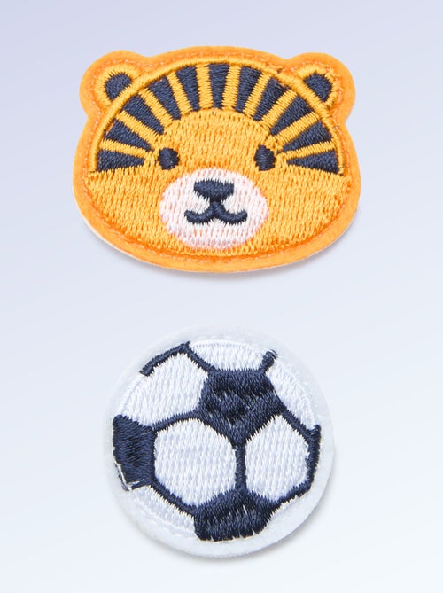2er-Set Aufsteck-Patches zum Personalisieren deiner 'Kitchoun' Turnschuhe - Kiabi 2er-Set Aufsteck-Patches zum Personalisieren deiner 'Kitchoun' Turnschuhe - Kiabi