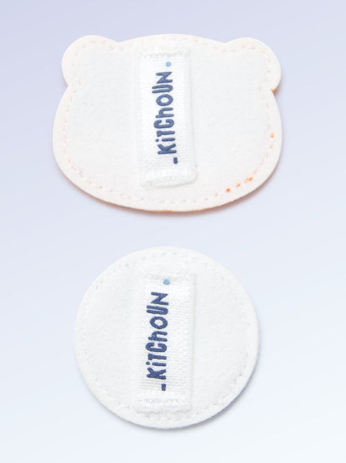 2er-Set Aufsteck-Patches zum Personalisieren deiner 'Kitchoun' Turnschuhe - Kiabi 2er-Set Aufsteck-Patches zum Personalisieren deiner 'Kitchoun' Turnschuhe - Kiabi