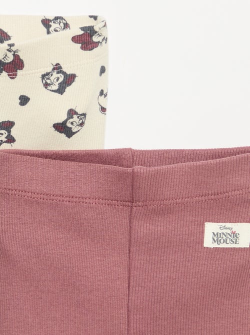 2er-Set "Disney" Leggings aus Rippstrick - Kiabi
