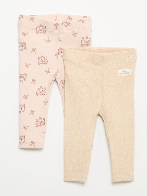 2er-Set 'Disney' Leggings aus Rippstrick - Kiabi