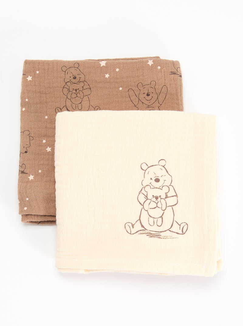 2er-Set Disney-Mulltücher Beige - Kiabi