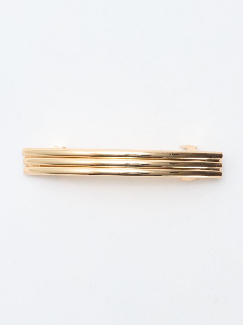 2er-Set goldene Haarspangen Golden - Kiabi