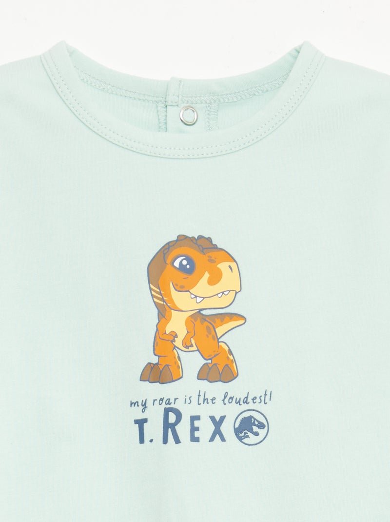 2er-Set 'Jurassic World' Pyjamas Grün - Kiabi