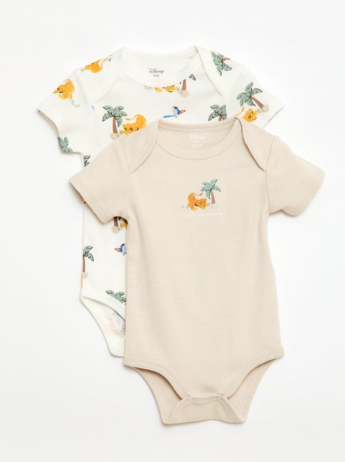 2er-Set Kurzarmbodys \'Disney\' \'Simba\' - Kiabi