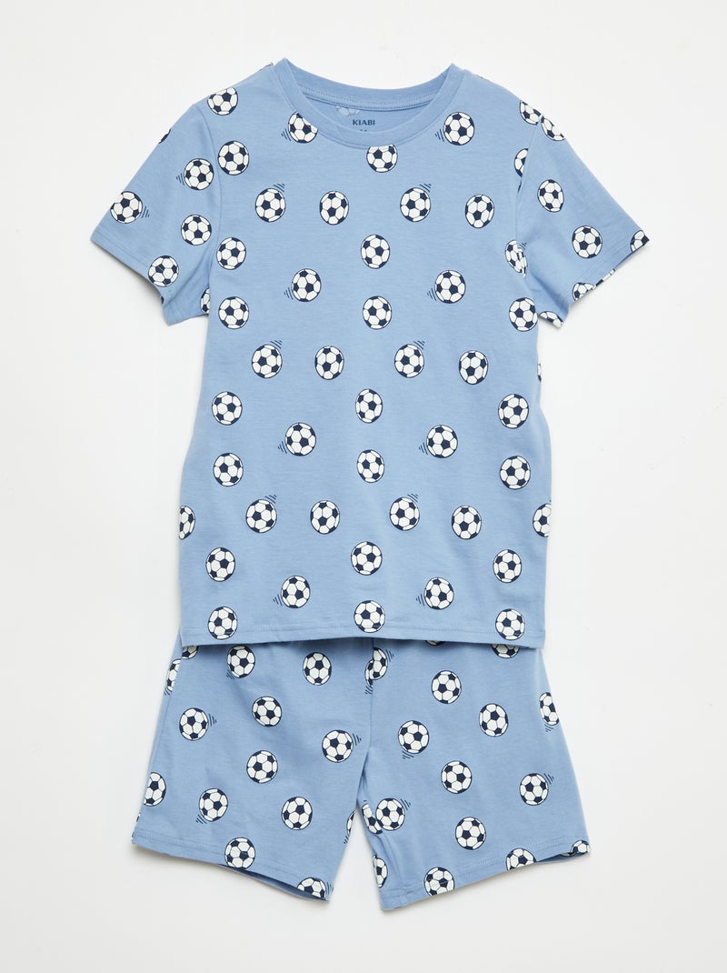 2er-Set Pyjamas Blau - Kiabi