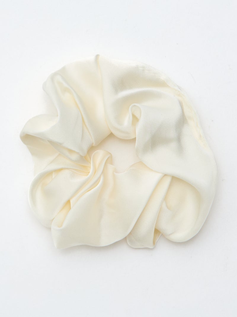 2er-Set Satin-Haargummis Grün - Kiabi