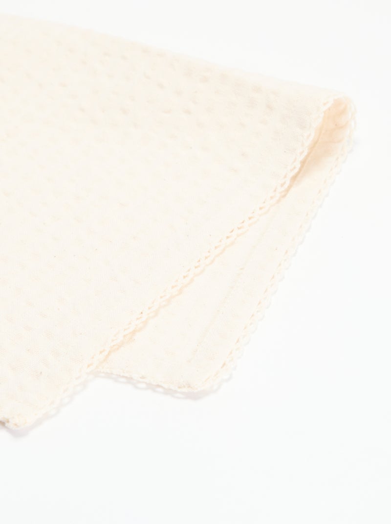 2er-Set Seersucker-Tischservietten Beige - Kiabi
