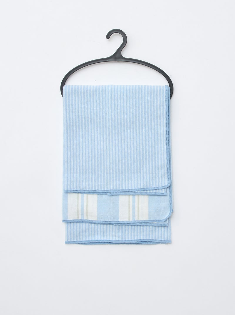 2er-Set Stoffservietten Blau - Kiabi
