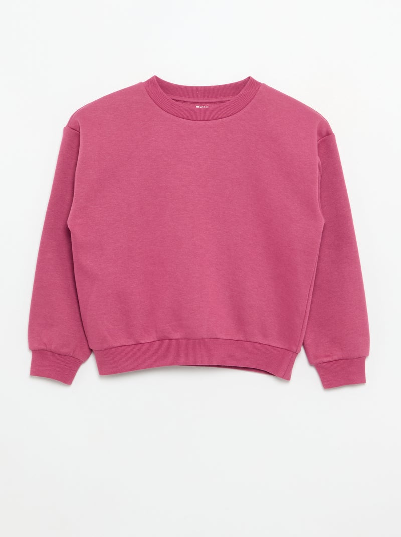 2er-Set Sweatshirts: 1 unifarben und 1 mit Allover-Print Lila - Kiabi