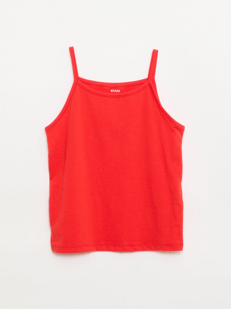 2er-Set Tanktops Weiß - Kiabi