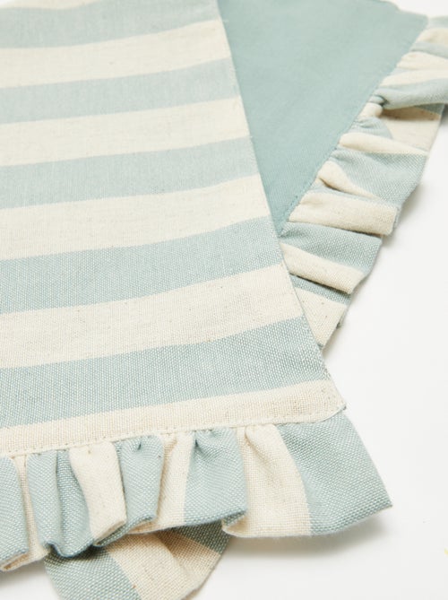 2er-Set Tischsets (32x45 cm) mit Rüschen - Kiabi