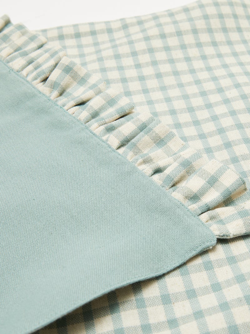 2er-Set Tischsets (32x45 cm) mit Rüschen BLEU - Kiabi