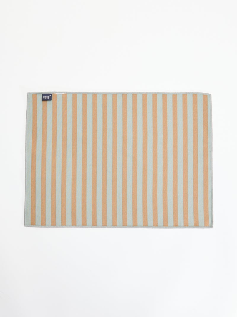 2er-Set Tischsets Blau - Kiabi