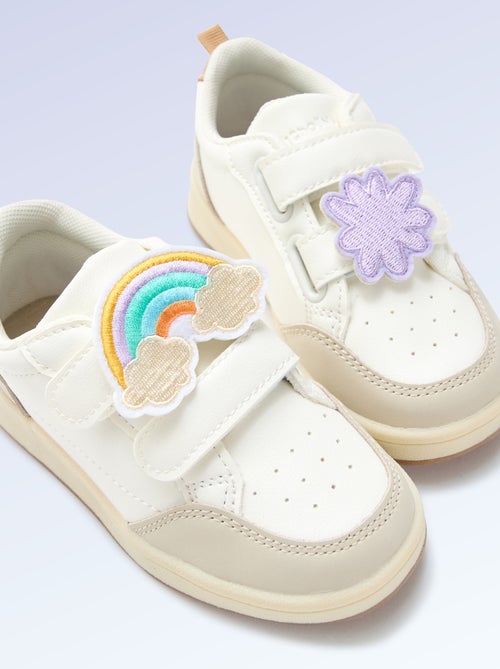 2er-Set zum Aufschieben von Patches, um deine 'Kitchoun' Sneakers zu personalisieren - Kiabi