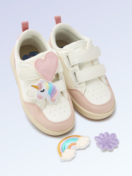 2er-Set zum Aufschieben von Patches, um deine 'Kitchoun' Sneakers zu personalisieren - Kiabi