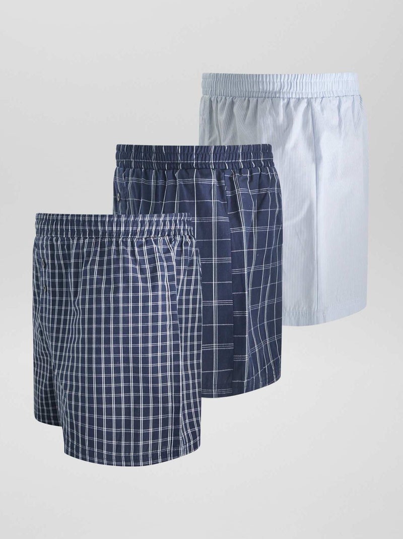 3 boxer BLU - Kiabi
