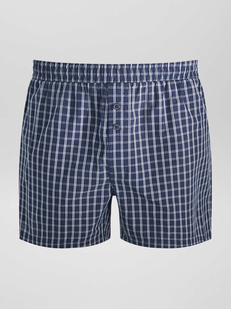 3 Boxer Shorts BLUE - Kiabi