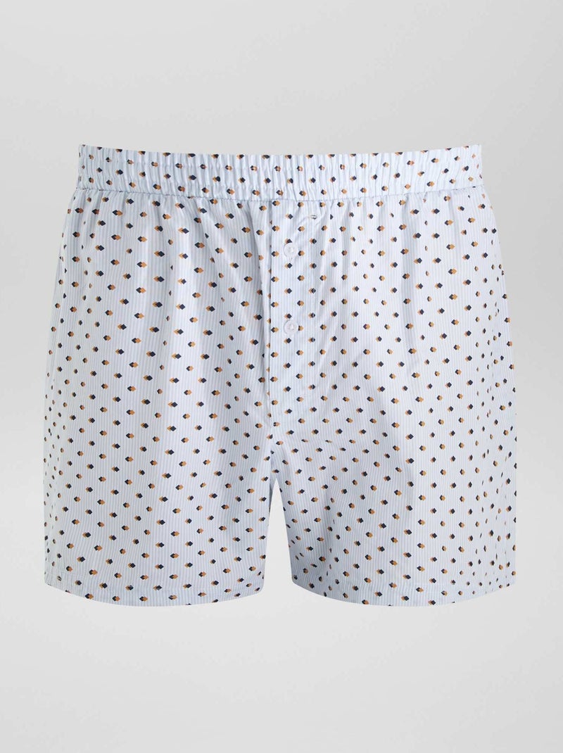 3 Boxer Shorts BLUE - Kiabi