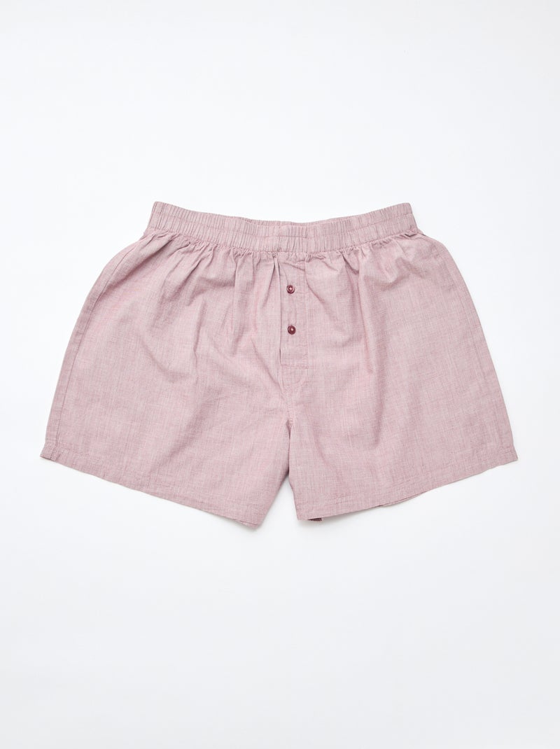 3 Boxers Red - Kiabi