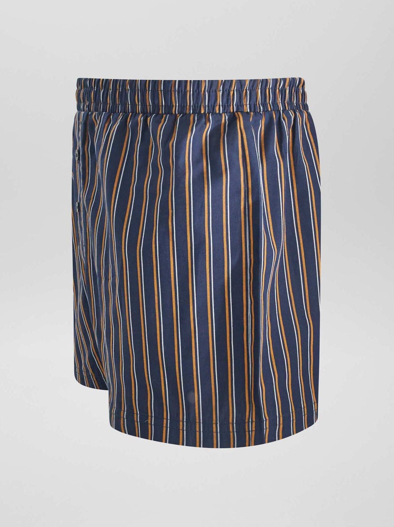 3 Boxershorts Blau - Kiabi