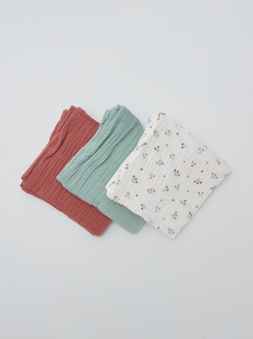 3-Pack Baby Swaddles - Kiabi