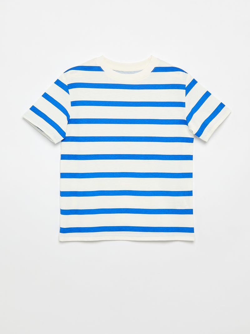 3-Pack Cotton T-Shirts White - Kiabi