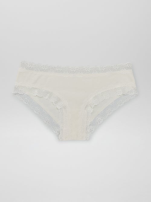 3-Pack Fine Ribbed Shorties - Kiabi
