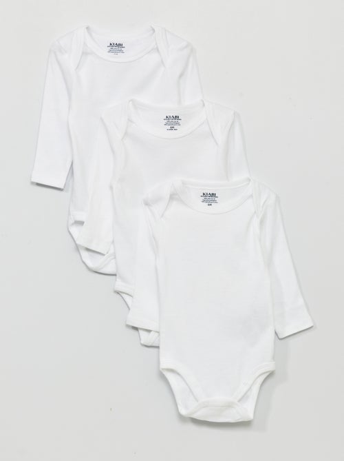 3-Pack Jersey Bodysuits - Kiabi