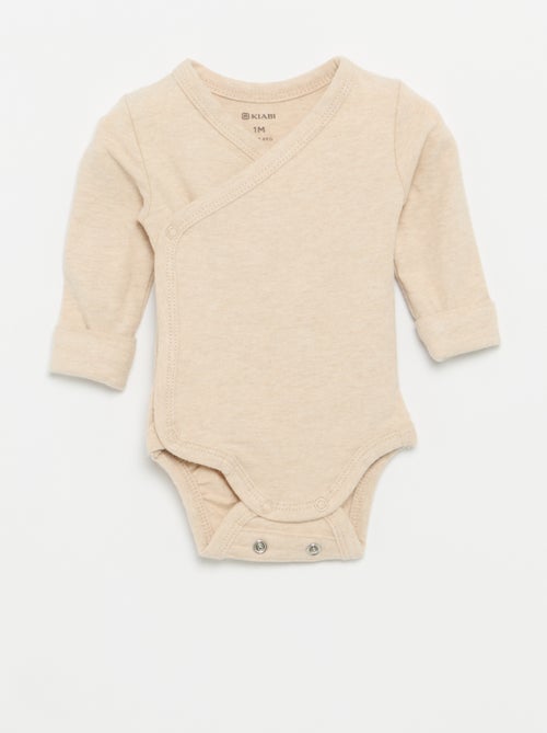 3-Pack Long-Sleeved Bodysuits - Kiabi