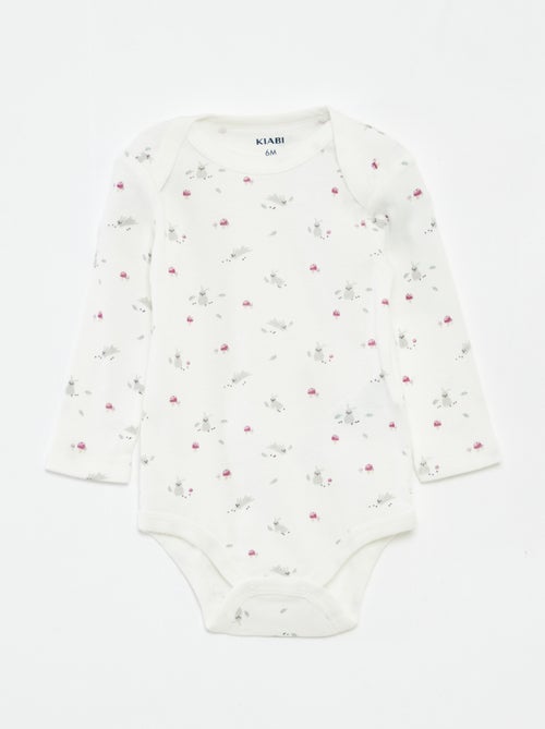 3-Pack Long-Sleeved Bodysuits - Kiabi